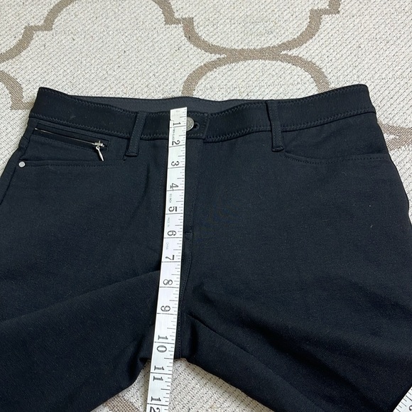 Chico's Ponte knit So Slimming Jeggings Black Solid Stretch Pants, Size 2 short - Picture 5 of 14